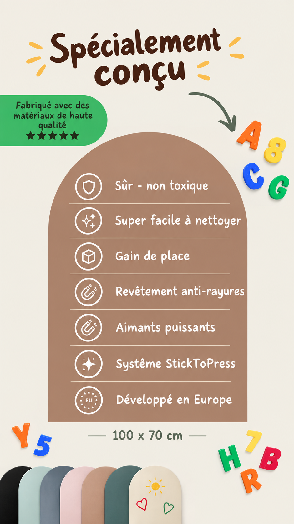 Produits magnétiques pour enfants